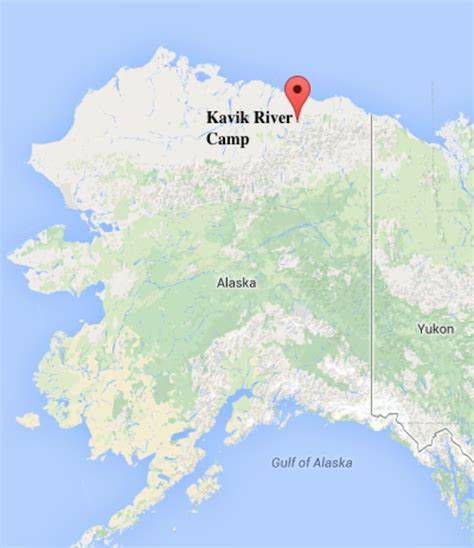 Dec 9, 2021 · The official Kavik River Camp website doesn't list an address, but it does show Alaska coordinates 69.4N x 146.54W. Fans of Life Below Zero know it's located in Fairbanks, Alaska, which is pretty far north and makes for consistently cold weather. If you're so inclined to see Kavik River Camp yourself, you can visit it in real life. The camp is ... 